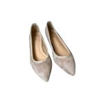Mi.iM Luna Pointed Ballet Flat Leather Suede 8.5 Tan Neutral Casual Office Shoes Photo 4