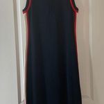 Tory Burch Tory Sport navy midi dress with red and white detail- size M Photo 0