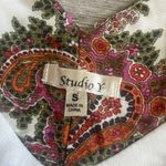 Studio Y  Boho Beaded Halter Tank Top Photo 1