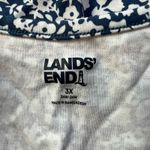 Lands' End Lands‎ End Knit Tank Top Lot Floral Blue Coral Beach Vacation Photo 11