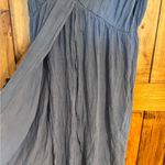 None Women’s Plus Size Blue V-neck Long Bathing Suit Cover Up - Size 3x Photo 3