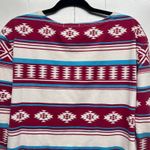 Truly Madly Deeply  Aztec Print Bohemian Long Sleeve Women's Sweater/Top Size XS Photo 1