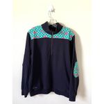 Simply Southern Turtles Whale Quarter Zip Pull Over Long Sleeve Shirt Blue Small Photo 1