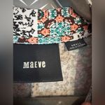 Anthropologie / Maeve | Lilt Mock Neck Geometric Swing Dress, Size S Photo 7