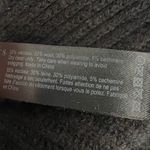 AllSaints Cardigan Ruana Black Wool Blend One Size Open Front Sweater Wrap Photo 6