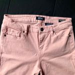Buffalo David Bitton Pastel Pale Pink Mid-Rise Stretch Ankle Grazing Skinny Jeans Pants Size 6/28 Photo 6