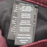 Good American Good Skate Velvet Velour High Rise Wide Leg Pants Red Size 30 Photo 7