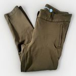 Betabrand  Mustard Dot Cigarette Skinny Yoga Dress‎ Pants Size Small Zip leg Hem Photo 6