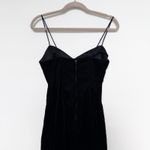 VTG 90s De Laru Womens Velvet Dress Size S Black Maxi Romantic Goth Glam‎ Photo 7