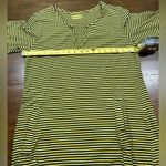 Iridium Size M Striped Yellow & Black Lagenlook Dress Size M Photo 3