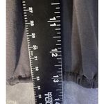 Aeropostale Dressy Shirt Womens Size Medium Grey Bell Sleeve Tie Modal Pullover Photo 4