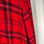 J.Jill Womens 2X Red Plaid Rayon Button Down Long Sleeve Shirt Top Photo 6