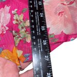 Crystal Doll  Floral One Shoulder Dress Ruffle Hem Party Pink Size M‎ Photo 6