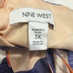 Nine West Plus 3X Abstract Tiered Long Maxi Dress Long Sleeveless Lined NWT Photo 1