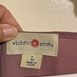 Wishful park  L women’s Mauve Lace Ruffle Blouse Photo 1