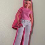 Kipling A Rare HTF  Barbie Keychain Key Ring Fob Bag Charm Key Fob Handbag Charm Photo 0