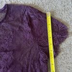 Charlotte Russe Charolette Russe Floral Lace Cropped Short-Sleeve Top Photo 5