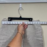 Reformation NWT  Joni Linen Cropped Pant Oatmeal size 8 Photo 5