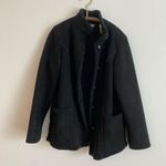 L.L. Bean Women's Sherpa Vegan Leather Coat Photo 2