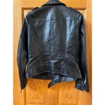 AG Reese rare BULL Leather women’s Moto Jacket small retail $1478.00 Black Photo 3