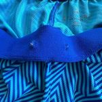 Adidas  climalite geometric blue shorts sz L Photo 3