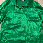 ZARA Satin button-down shirt Photo 3