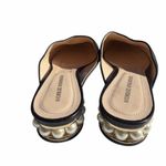 $625 Nicholas Kirkwood Black Casati Pearl Leather Slipper Mules Flats 36 US 6 Photo 1