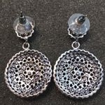 Gorgeous Black/Silver Diamond Sparkling Earrings Photo 2