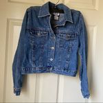 girl size medium crop bluejean jacket Blue Photo 2