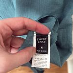 Teal Sleeveless romper with Pockets emery rose medium Blue Photo 3