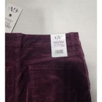 Gloria Vanderbilt Amanda original slimming jeans corduroy W32'' x L35'' Purple Size 32 Photo 6