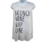 Nation Ltd Jen Menchaca Camden Brunch Burnout Graphic Tank Top T-Shirt Top Photo 87