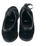 Aquatalia velvet athletic shoes black size 6 lace up fashion sneakers Photo 2