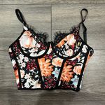 SheIn Floral Lace Corset Bustier Tank Size XS Photo 1