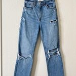 Abercrombie & Fitch  The Ankle Straight Ultra High Rise Distressed Jeans Size 26 Photo 1