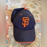 Genuine Merchandise Never worn: Black and Orange SF Giants Baseball Cap Photo 3