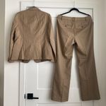 Talbots Italian Flannel 2Piece Beige Blazer & Pants suits NWT Photo 10