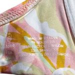 Stone Fox Swim NWT Bikini Conch Hot Tropix Spaghetti Top V Neck XL Pink White Photo 9