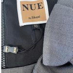 NUE by Shani Size 10 NWT Sleeveless Gunmetal Shaping Corset Midi Dress Flower Gray Photo 8