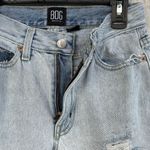 BDG SZ 24 Bootcut Jeans Mid-Rise Pockets Distressed Frayed Hems Light Wash Blue Photo 7