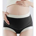 Maternity High Waisted Over The Bump Full Coverage Briefs Lot Of 6 XL NWT Black Photo 7