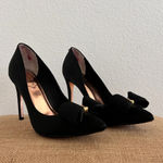 Ted Baker London Women’s Black Satin Azeline Pump Heels 37.5 Photo 2