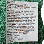 & Other Stories & Other Stories Green Lined A-Line Midi Dress Women Size 10 | 9-17 Photo 7