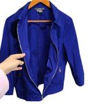 Per Se  Women's Navy Blue Zip Up Jacket Size 12 New Without Tags Photo 2