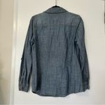 G.H. Bass &Co. G.H. Bass & Co. Chambray Button Down Shirt Womens Medium Blue Photo 5