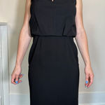 Lafayette 148  Black Busines Casual Midi Dress Size 6 Photo 0