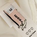 Japanese Kawaii Cottage Nude Lace Ruffle Bow Ribbon Blouse Shirt Top White Size XS Photo 8