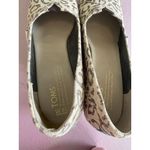Toms  Women's‎ Leopard Print Peep Toe Wedge Sandals Size 6.5 Beige Photo 4