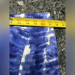 Anthropologie Eva Franco Blue Motif Tie Dye Araca Pencil Skirt Size 14 EUC! Photo 7