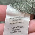 NWT Scoop Seamed Denim Barrel Jeans Wide Leg High Rise Leopard Print Olive SZ 6 Green Photo 15